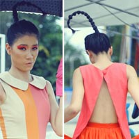 Thời trang công sở - Trang Trần "quái" với tóc đuôi bọ cạp